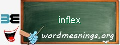 WordMeaning blackboard for inflex